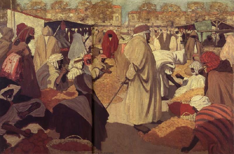 Henri Evenepoel Orange Market in Blidah